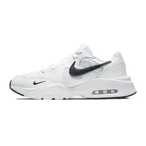 Nike Air Max Fusion Retro Classic Lightweight CJ1670-102 Cushioning Design Synthetic Leather for Durability Low-Top Running Shoes for Men White