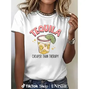 Witty Tequila Cocktail T-Shirt for Fans of Funny Drinking Shirts