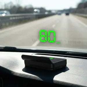 K1 Head up Display Car GPS Digital Speedometer Car Truck Motorcycle Head Up Display Odometer HUD MPH Car Tools Accessory,summervibes outdoorfun