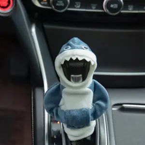 Cute Shark & Frog Manual Gear Shift Cover, Shift Lever Cover, Animal Pattern Car Gear Shift Knob Cover, Car Interior Decoration Accessories For Gift