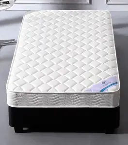 Home Life 6 in Twin Memory Foam Mattress - Medium Firm Innerspring Support, Tight Top, Polyester Cover, Lightweight, Easy Setup - White Mattress in a Box, Memory Foam Mattresses