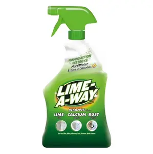 Lime-A-Way Original Lime Calcium & Rust Stain Household Bathroom Cleaner Spray Solution 32oz Foaming Action Destroys Hard Water Stains in Seconds