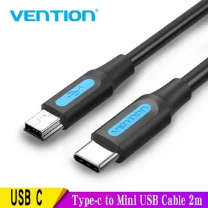 Vention USB-C to Mini USB Type-C Adapter Digital Camera Macbook Pro Mp3 Player HDD Type-C to Mini USB Cable 1.5m/2m New Arrival USB Charging