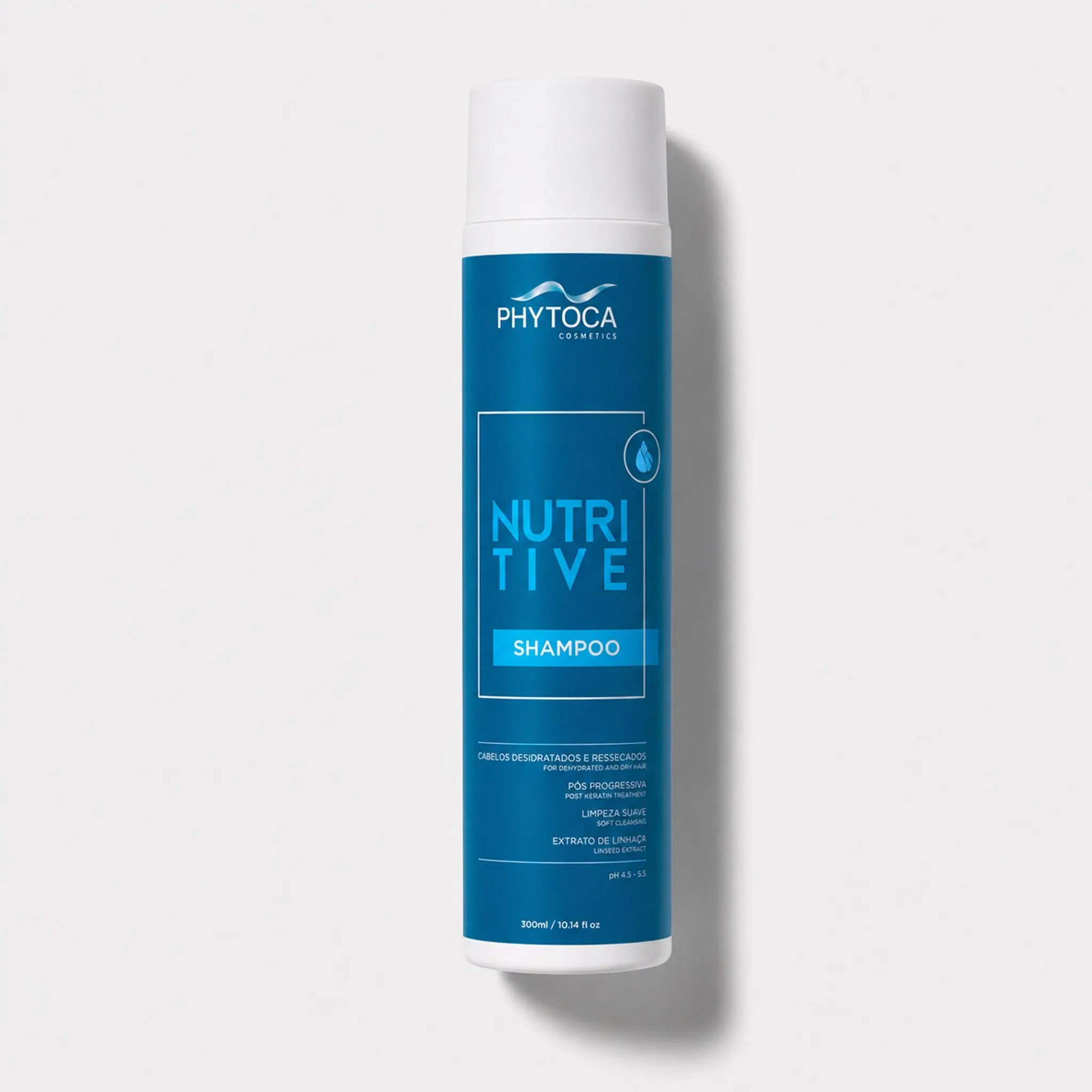 Phytoca Nutritive Shampoo, pH Balancing & Hydrating Cleanser with Creatine for Dry, Keratin-Treated & Glossy Hair, 300 mL, Gentle, Haircare, Dry Hair