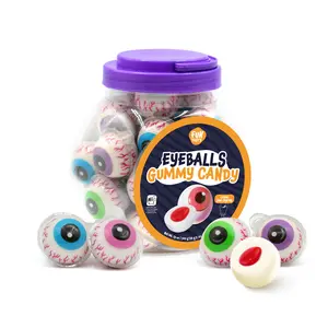 Funtasty Eyeballs Gummy Candy with Jam Center, (30 Count)