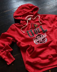 UofL - Louisville Volleyball Red PO Hoody