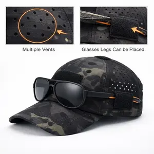 New sports and leisure breathable camouflage baseball cap men's military fan visor tactical hat military training cap