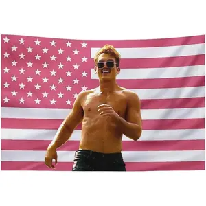 Funny Flag Tapestry Miles Wall Hanging With Art Home Decorations Durable Lightweight For Teller Living Room Bedroom Festival Giftartistic tapestryDecorative items Cotton Linen Peach 40X30In