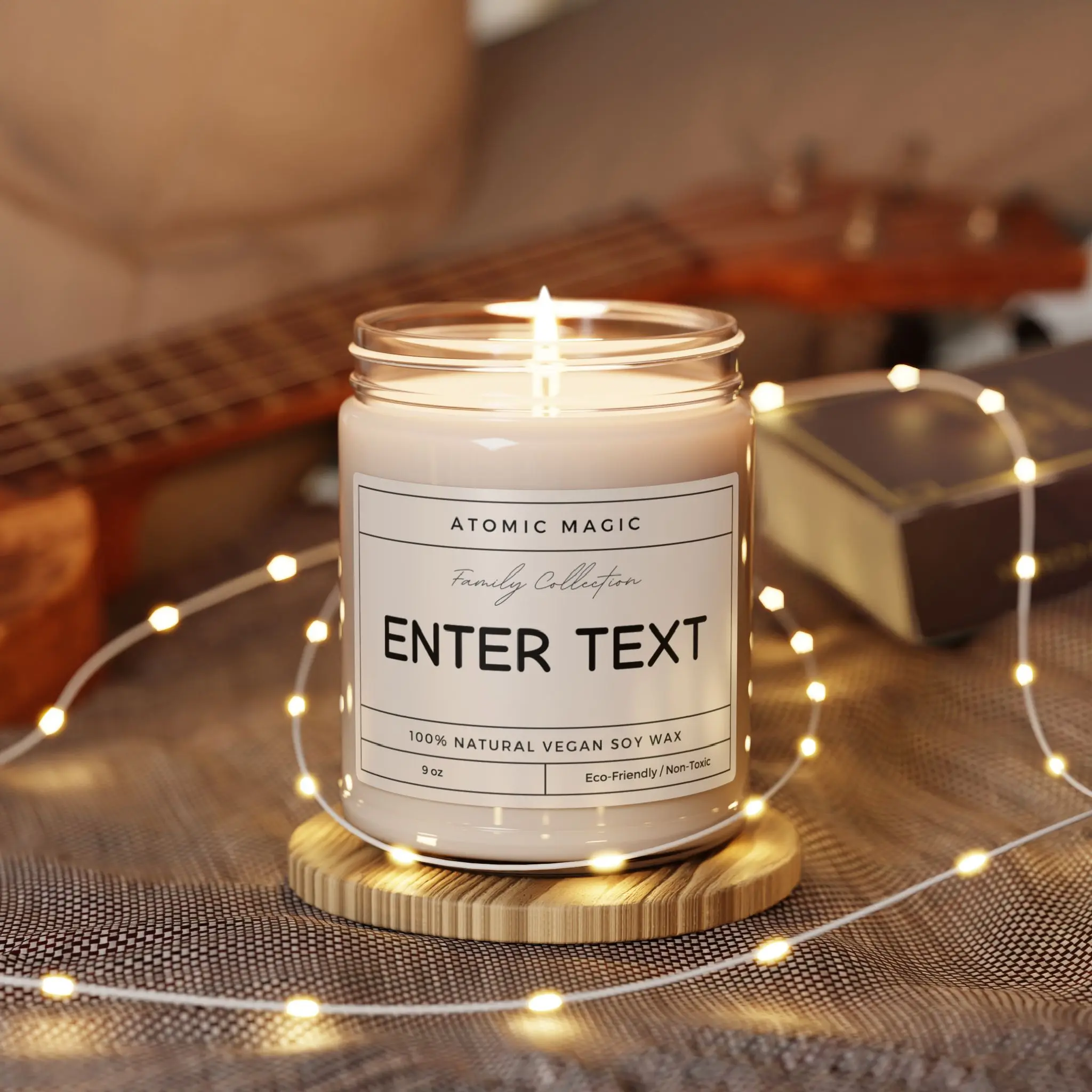 Personalized Signature Family Collection Luxury Vegan Soy Candle The Perfect Gift for Any Occasion Indulge Them with Their Favorite Scent