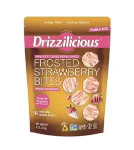 Drizzilicious Frosted Strawberry Bites