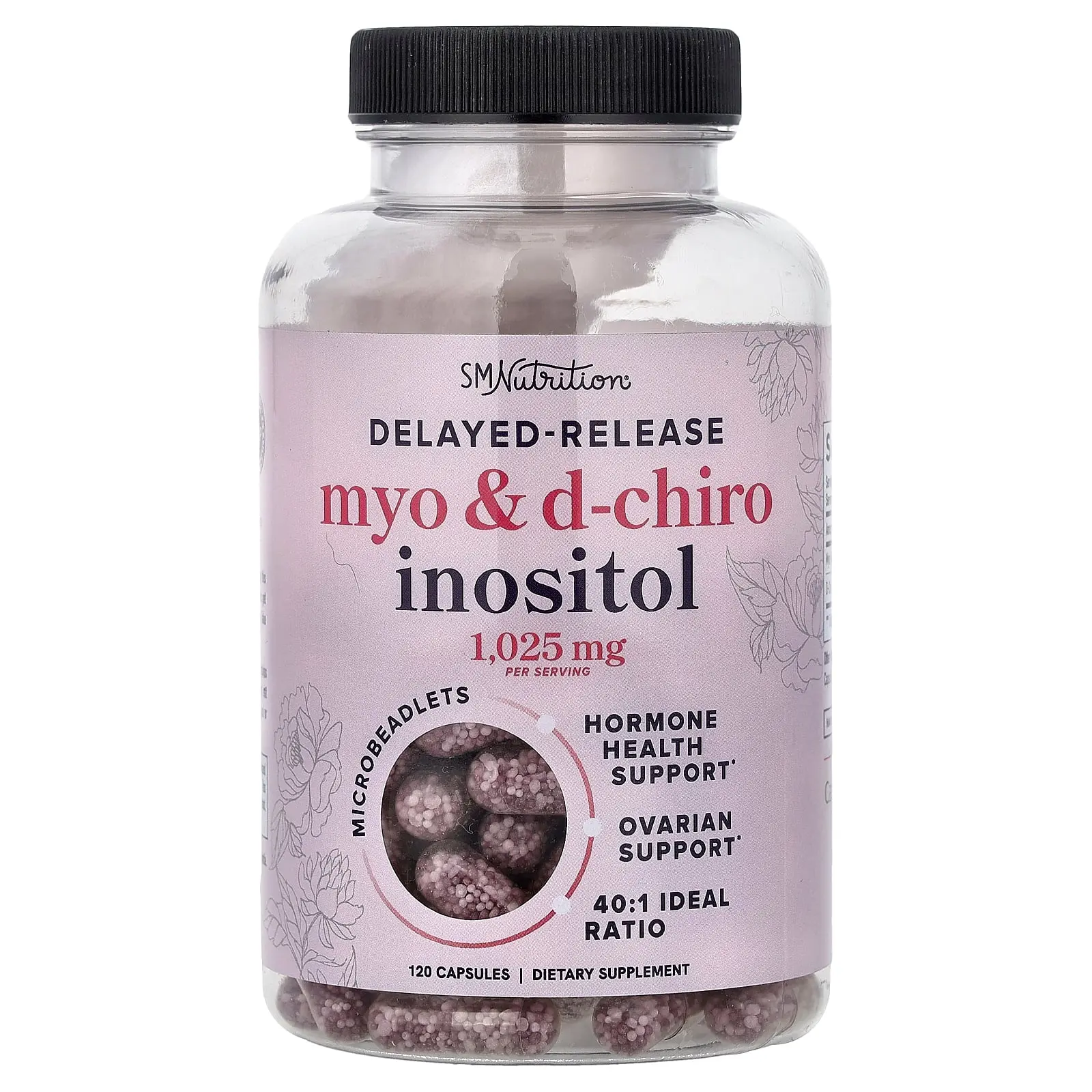 SMNutrition Myo & D-Chiro Inositol, Delayed-Release, 120 Capsules