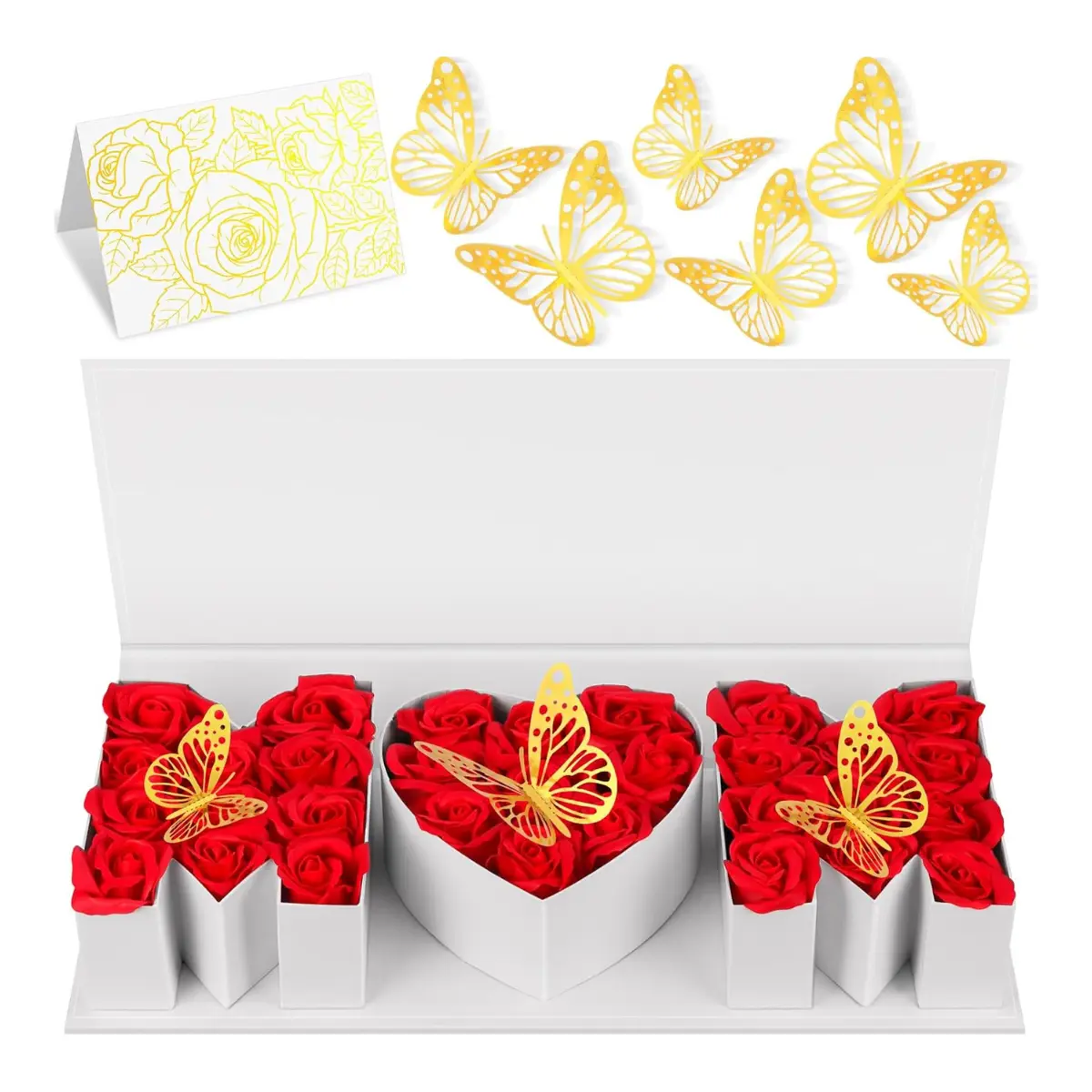 White Box, Red Flower