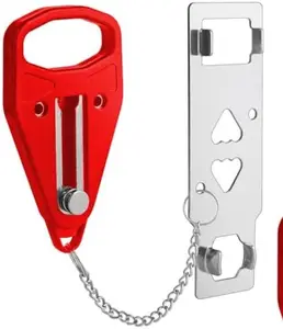 Portable Door Lock for Travel, Door Lock Self-  Device for , Apartment, Hotel, Living Motel, School Dorm, House