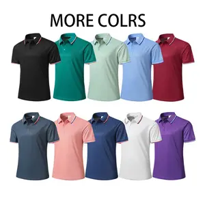 Summer sports and leisure short sleeved men's fashion quick drying breathable POLO shirt, men's solid color pearl Paul T-shirt, men's trendy sweatshirt
