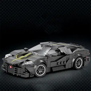 Racing Car Model Building Blocks Set, 298pcs, 1:24 Scale, Gift for Car Enthusiasts, Desktop Decoration, Stress Relief, Home Office Decor, Building Block Sets