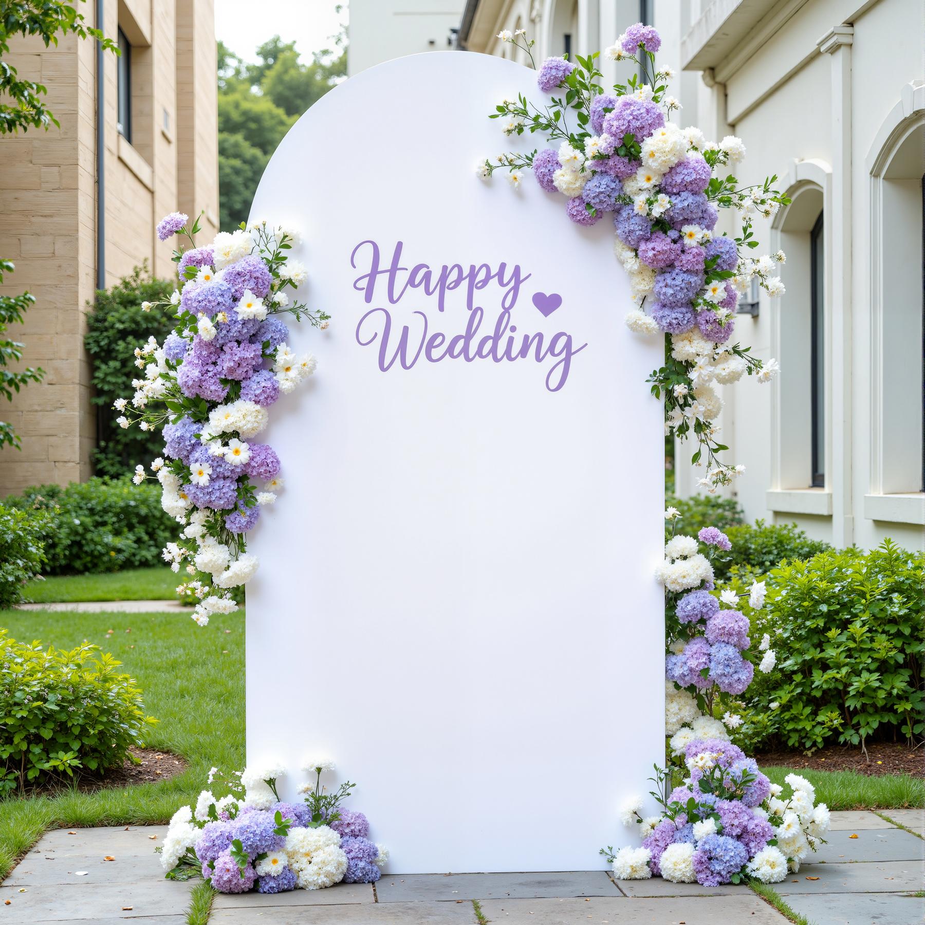 6/6.6/7.2 FT Arch Cover – Spandex Fitted Backdrop Covers for Weddings Parties Birthdays Mother's Day & Ceremony Decor Ideal for Events