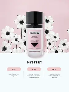 Mystery Kosy Mosy Women's Alcohol-Based EDP Spray - Unique Midnight Lure Fragrance with Bitter Almond, Licorice Mid Notes, Standout Scent for Date Nights
