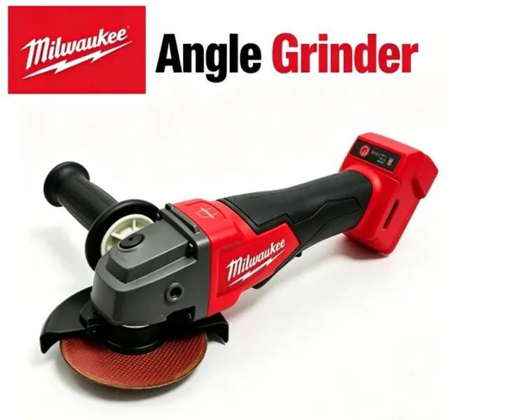 Milwaukee M18 Brushless Cordless Angle Grinder Tool Kit with 125mm Wheel, Kickback-Resistant Clutch, Tool-Free Safety Guard, Slim Lightweight Body, Anti-Vibration Side Handle, Torque Case for Metal Cutting, Construction Work power electric products