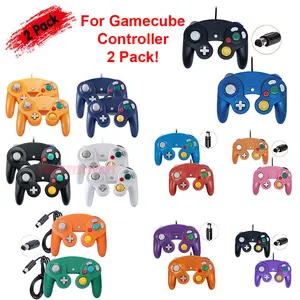 2 Pack Wired NGC Controller Gamepad for Nintendo GameCube GC & Wii U Console USA