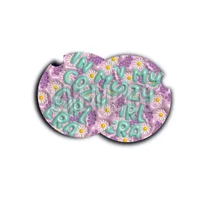 Cozy Girl Era Car Coaster