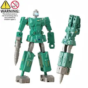 Toy Transformer Robot Pen, Joint-Movable Deformation Atom Pen Toy, Multifunction Creative Stationery, Fun Cartoon Design, Educational Gift
