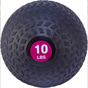 Fitvids 10 Pound Weighted Medicine Ball for Home Gym Training, Fitness, Purple