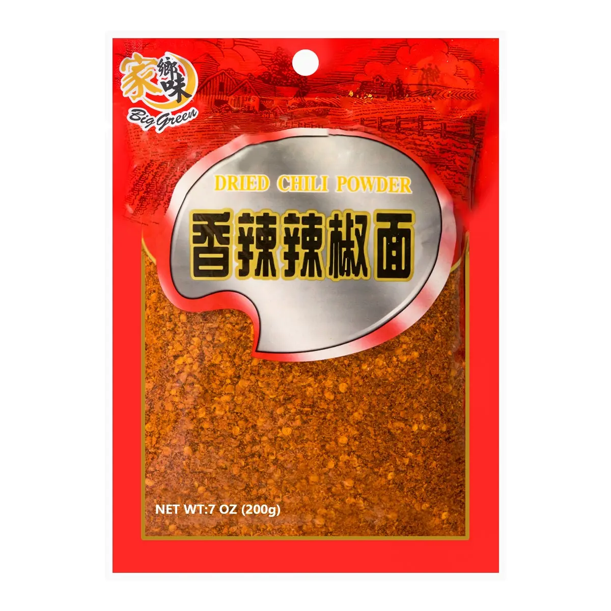 BIG GREEN Spicy Chili Powder 200g - Authentic Sichuan Flavor for Hot Pot Dipping, Stir-Frying, and Seasoning