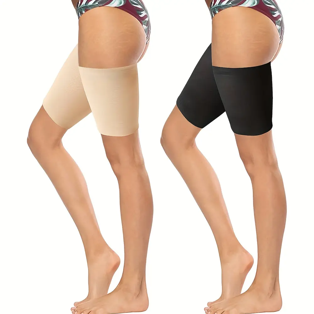 1 pair of tight Compression thigh sleeves, perfect for running sports, thigh support and wrapping, thigh sleeves, anti slip thigh wrapping, providing support, elastic thigh tight sleeves suitable for both men and women
