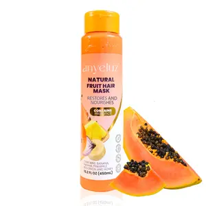 ANYELUZ Hair Mask with Banana and Fruit Extracts – For Dry and Damaged Hair, Restores Shine and Strength