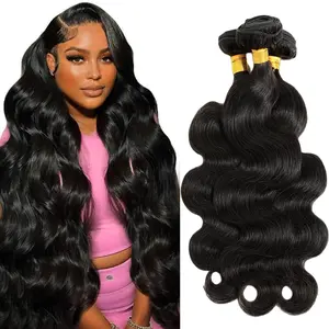 Brazilian Virgin Hair 16A Grade Body Wave Bundles 100% Unprocessed Virgin Brazilian Body Wavy Human Hair Bundles Brazilian Body Wave Human Hair Extensions