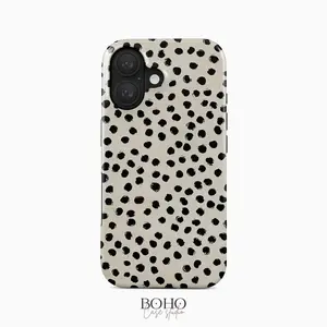 For iPhone 17 ProMax Polka Dot Phone Case for iPhone 17 16 15 14 13 12 Pro Max Mini Plus Air