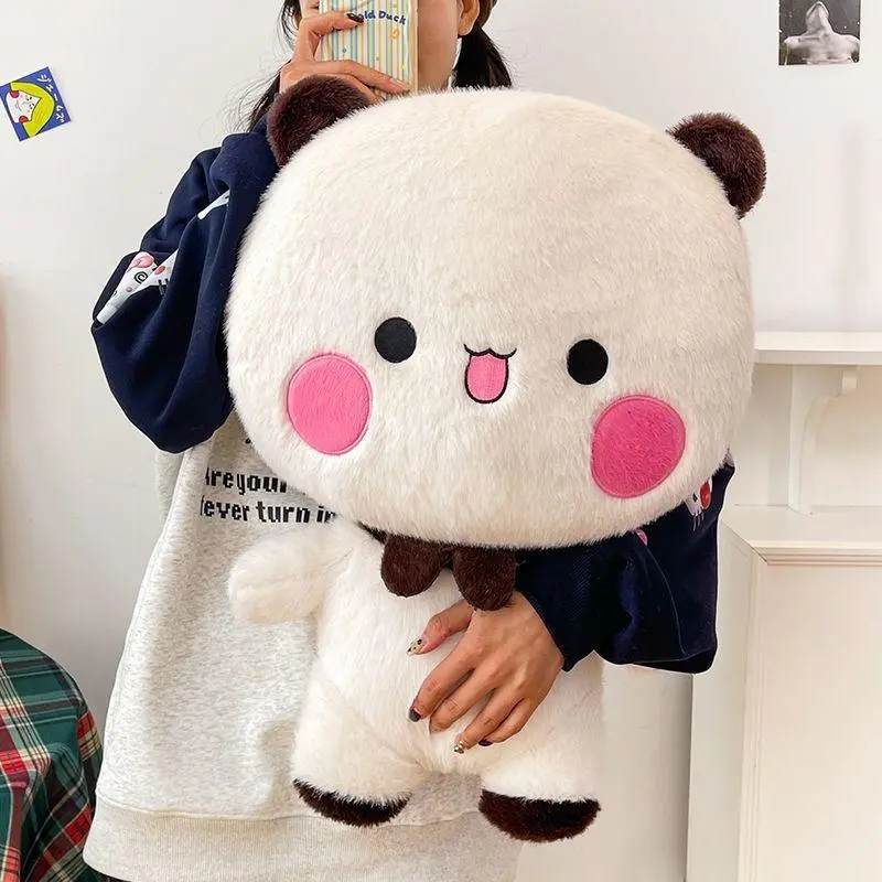 Unisex Bubu and Yier Panda Plush Toys, 25-60cm (35cm Option), Fast Delivery, Kawaii Stuffed Animal Gift, Cuddly Doll Gift, Soft Squishy Companion, Collectible, Kids' Birthday Present