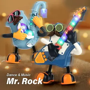Cool Interactive Dancing Electric Saxophone Guitar Toy Dance & Music, Perfect Gift for Birthday Easter Xmas