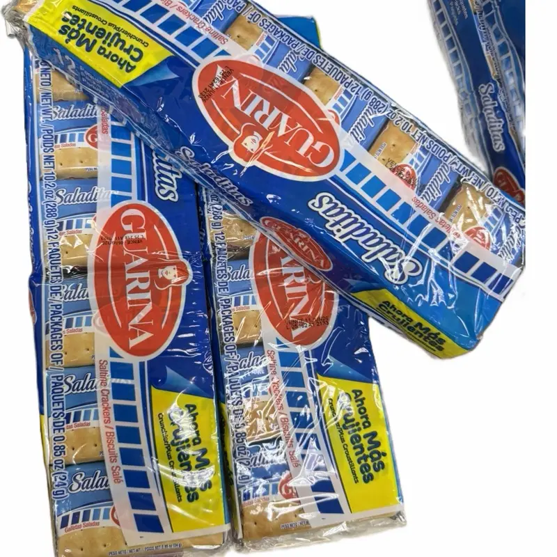 Guarina Classic Saltine Cracker Snacks - Light Crispy Texture for Everyday Meals & Snacks Individually Packaged for Freshness