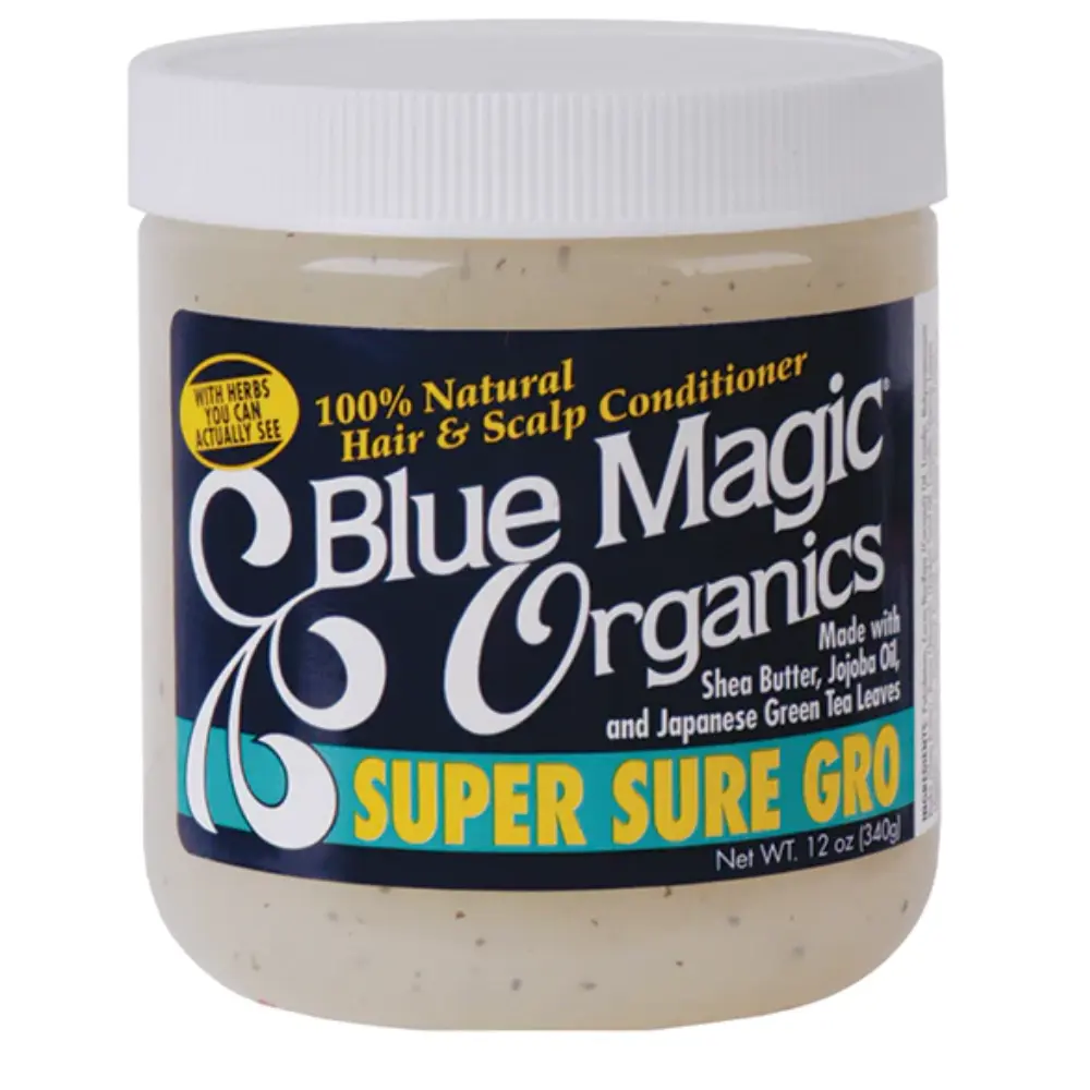 Blue Magic Originals Super Sure Gro Shea-Infused Liquid Hydration Conditioner, 12 oz - Fortifying Hydrating Haircare Single Item, Moisture Hydration Smooth Hair-Moisturizing Product for Dry Hair, Moisture Hydration Conditioner