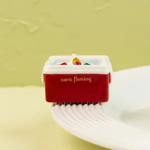 nora fleming ice cold cooler mini – summer party mini charm for tailgates, beach days, and hosting