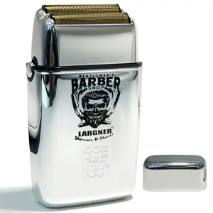 Retro Electric Razor for Men - Rechargeable Gold Foil Shaver, Strong Power Cordless Shaving for Close & Smooth Results