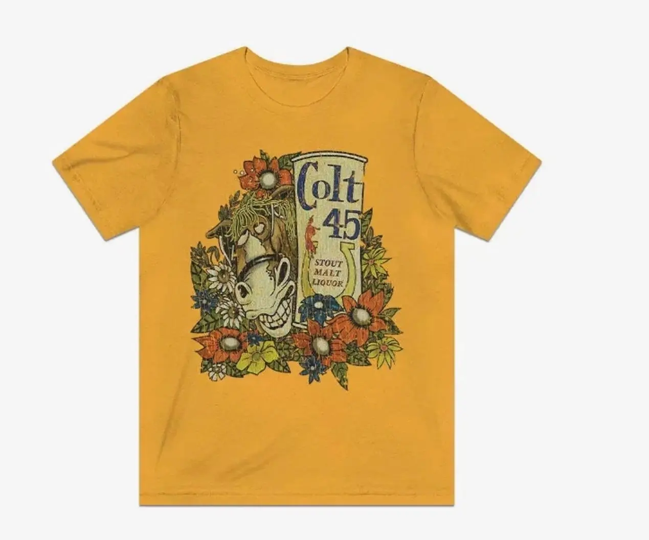 Colt 45 Party Mule 1982 Vintage Men's T-Shirt 3