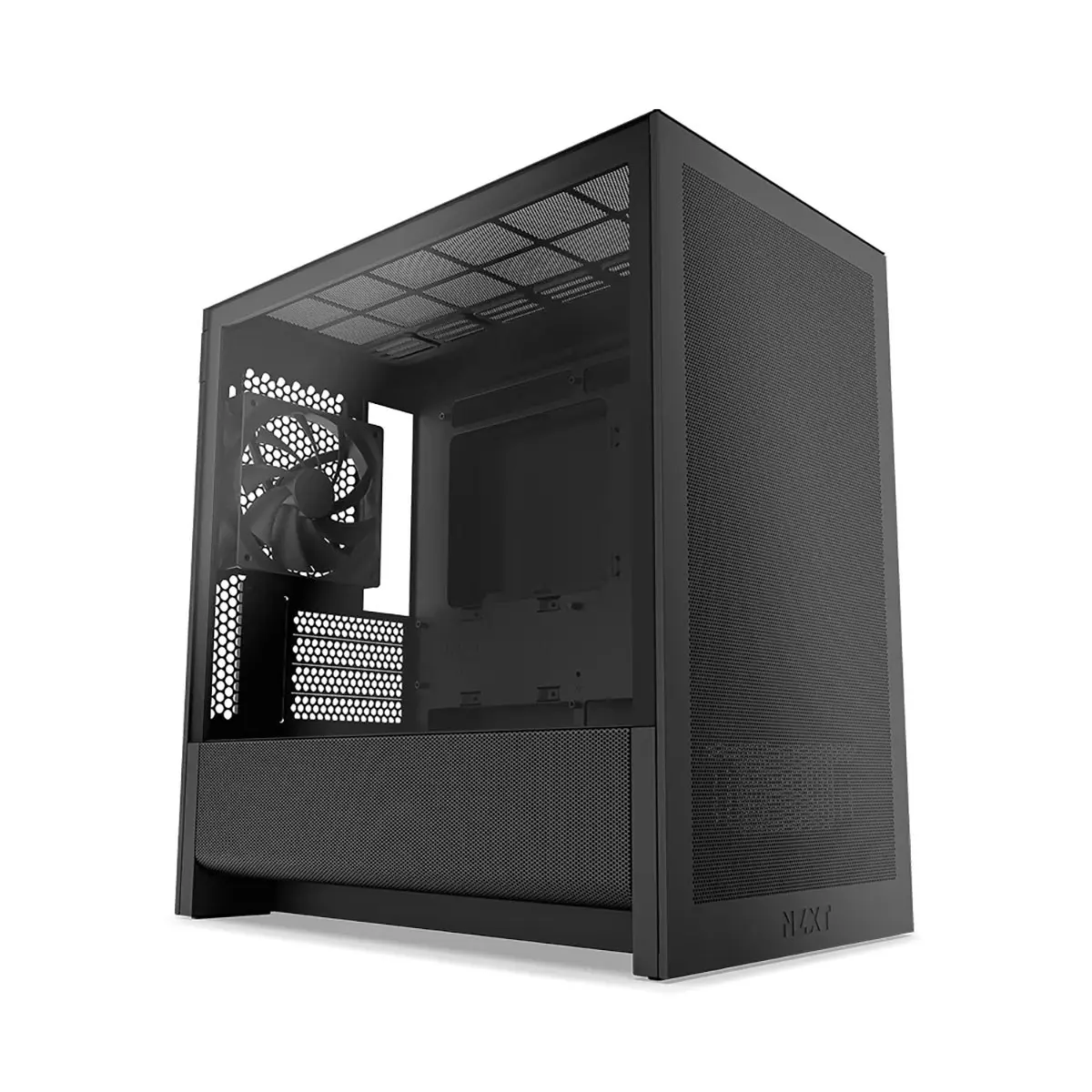 NZXT H3 Flow Mid-Tower PC Case, Tempered Glass Panels, Micro-ATX Compatibility, Enhanced Airflow Design for PC Builders