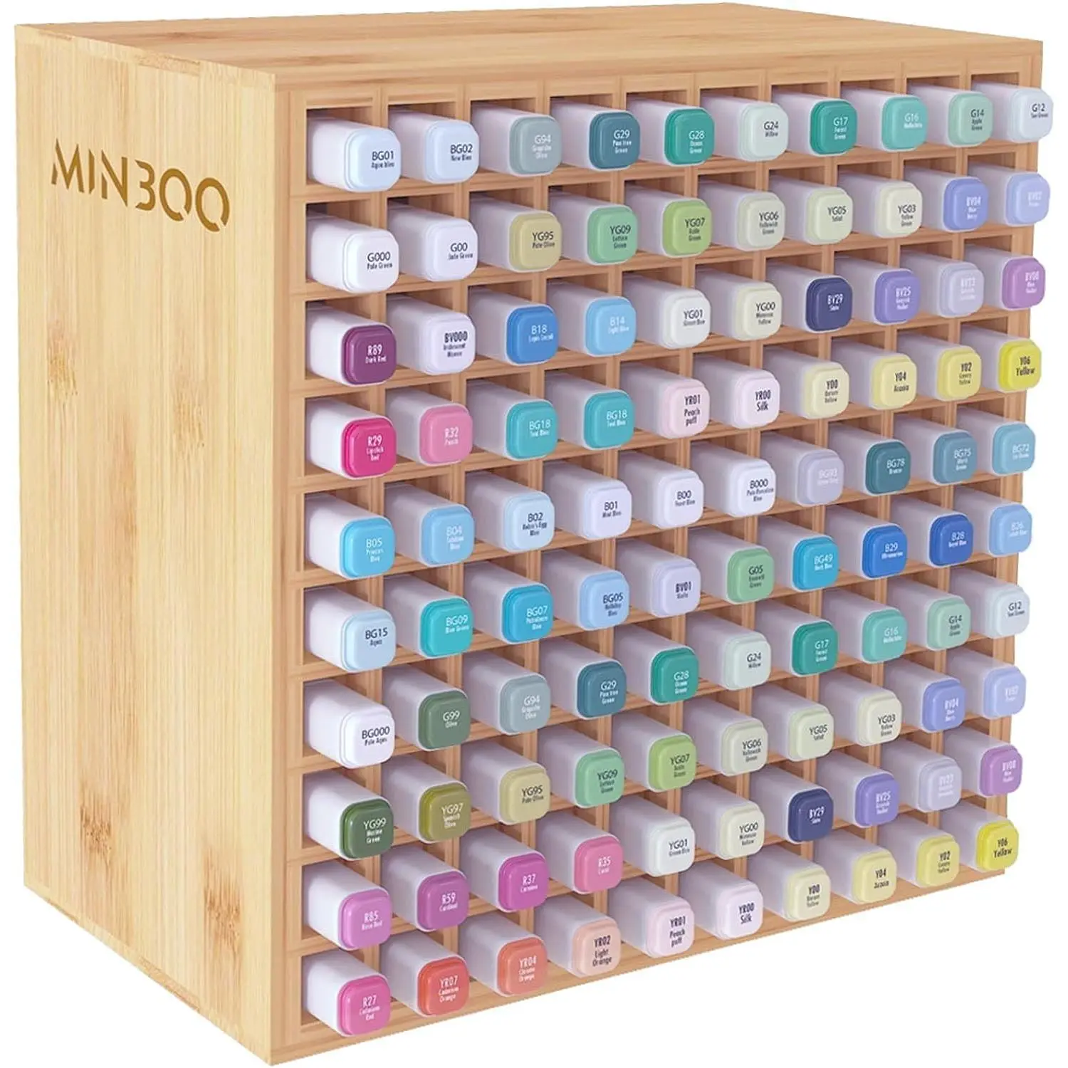 Art Marker Storage Organizer for 100 Markers,  Art Supply Rack, Pens Color Pencils  Brushes Stationary Organizer Holder for Home Classroom Office Desk Decor
