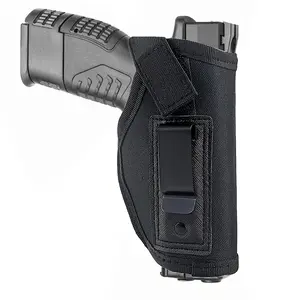 Ambidextrous IWB Holster with Belt Loop System – Fits 9mm, .40, .45 Calibers – Secure Snap Closure, Compact & Comfortable Belt Carry, Compatible with Semi-automatic Pistols (Concealed Carry, Hunting, Fishing) – Durable & Easy to Use, Ambidextrous, Classic