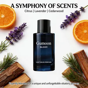 Gumoon "Wilderness" 50ml (Unisex) | EDP — A blend of bergamot, lavender, and pepper, presenting a complex woody aroma | A long-lasting, intense wilderness scent suitable for both men and women | An exquisite choice for premium gifting.