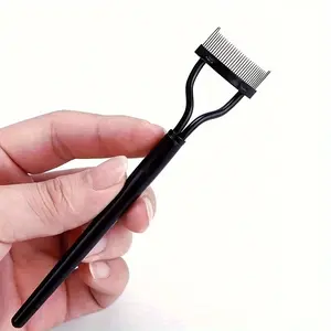 Eyelash Comb Set, Plastic Handle Lash Separator, Professional Unscented Eye Makeup Tool for False Lashes