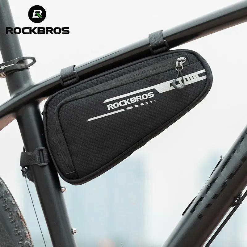 Bike Bicycle Triangle Bag Bike Storage Bag Bicycle Frame Pouch Bag for MTB Road Bike Cycling Bike Accessories