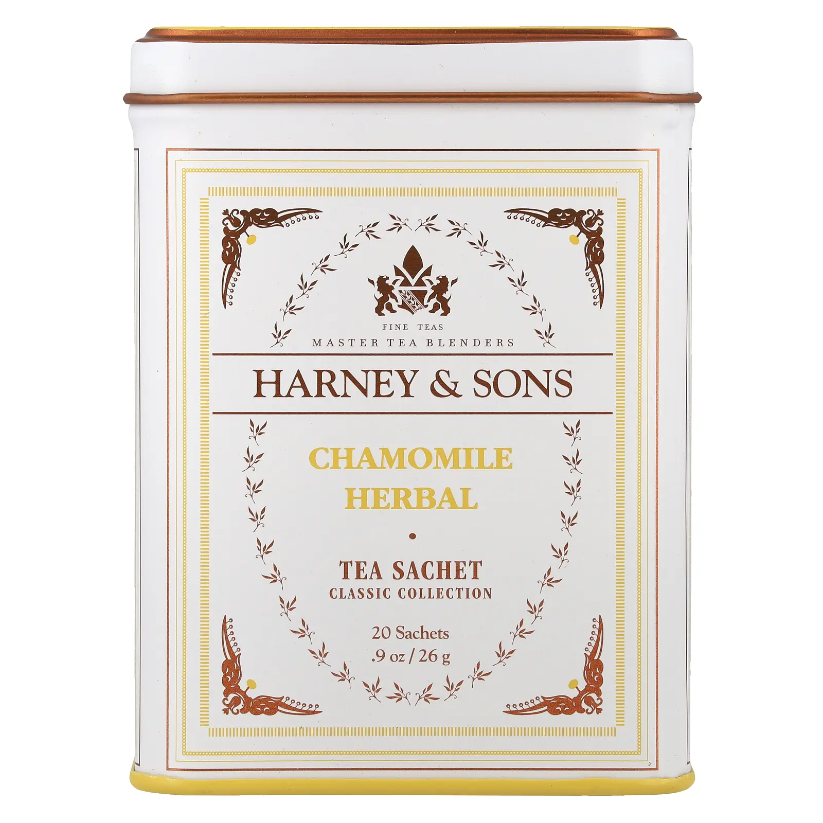 Harney & Sons Classic Collection, Chamomile Herbal, 20 Sachets, 0.9 oz (26 g)