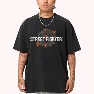 Street Fighter Retro Gaming Graphic T Shirt For Fighting Game Lovers HY2096
