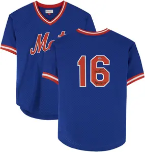 Dwight Gooden New York Mets Autographed Blue Mitchell & Ness Replica Jersey with "1984 NL ROY" Inscription - Fanatics Authentic Certified