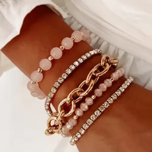 Soft Pink Bracelet Stack