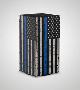 Blue Stripe USA Flag Xbox Series X Console Skin