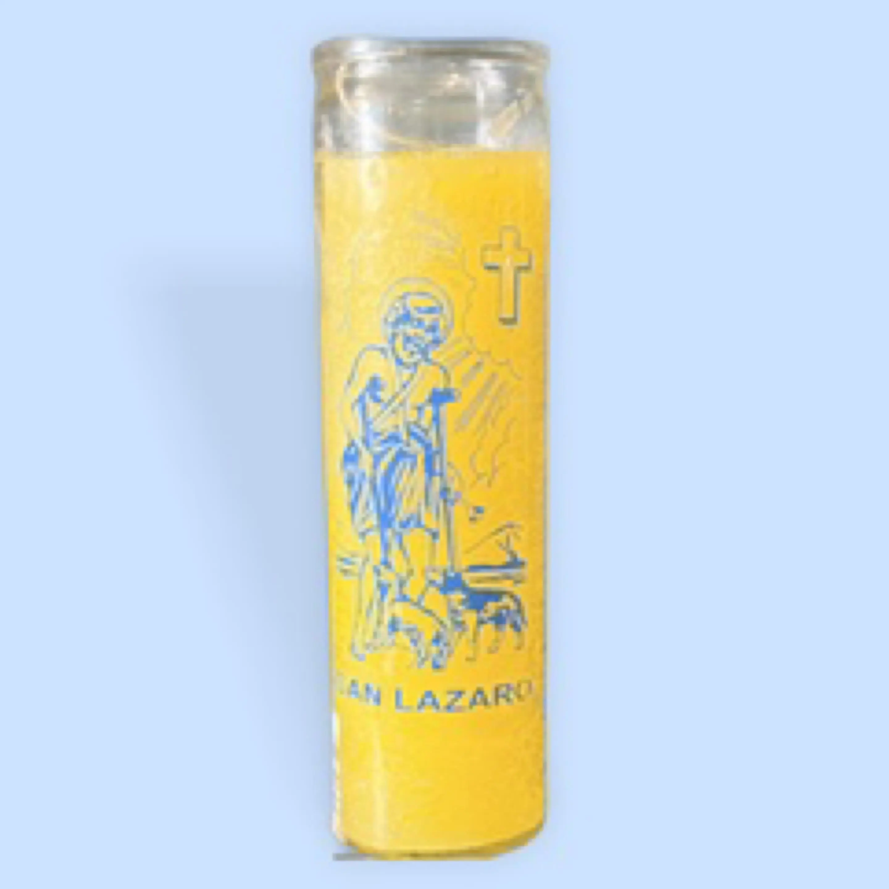 Candle San Lázaro yellow